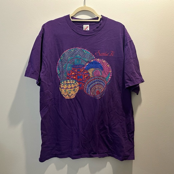 vintage Santa Fe Jerzees tee - Picture 1 of 3